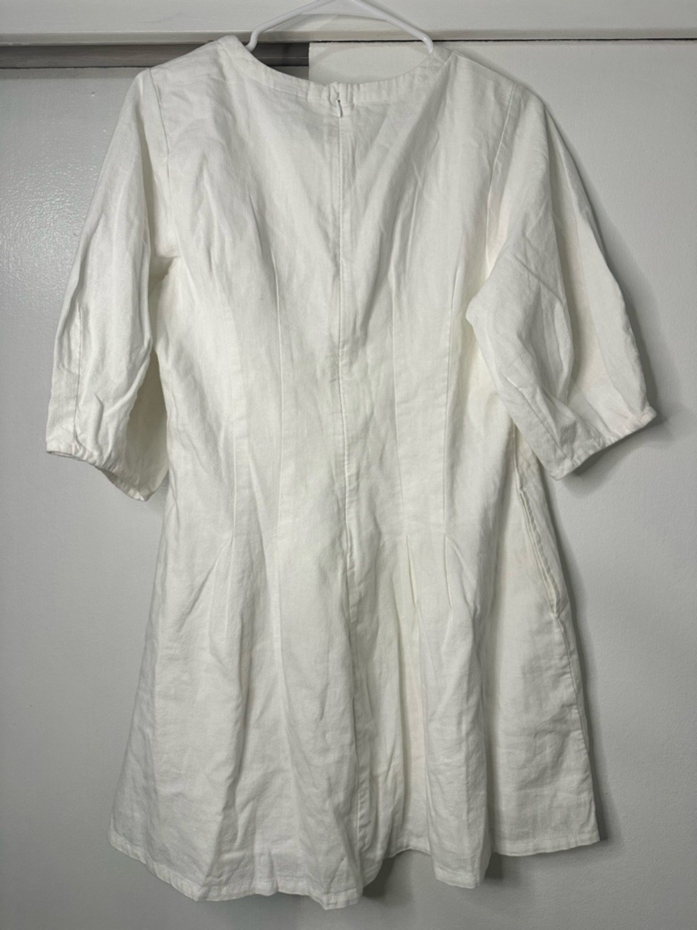 A New Day A-Line Mini White Dress - Picture 3 of 7